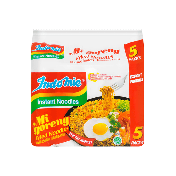 Indonesian Mi Goreng Instant Stir-Fried Noodles - Original Flavor 30 Packs*3OZ