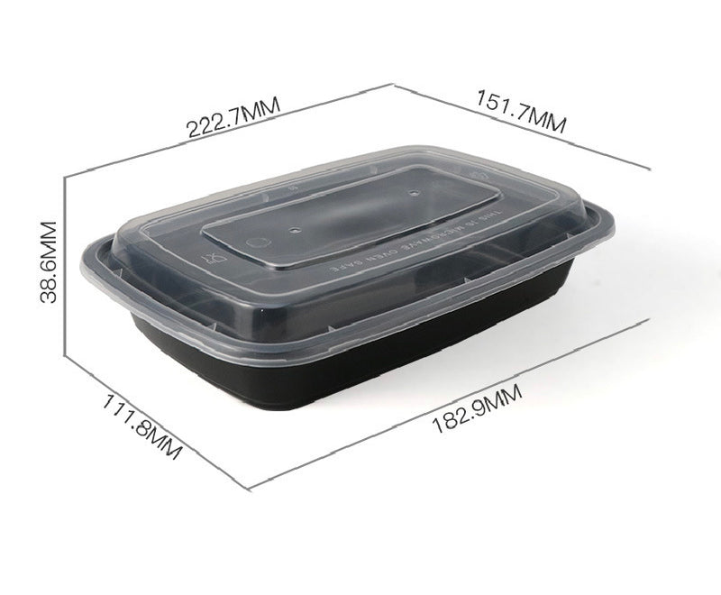 OleGreen 32OZ PLASTIC FOOD CONTAINER WITH LID 150 combo/Case