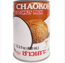 Chaokoh Unsweetened Coconut Milk 13.5 oz. - 24/Case