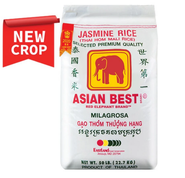 Asian Best Jasmine Rice 50LBS