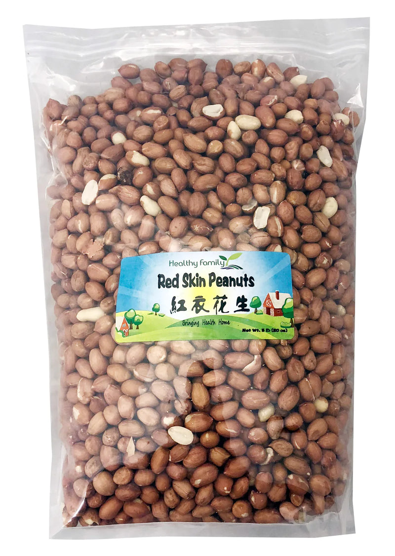 HEALTHY FAMILY RED SKIN PEANUTS  5LB